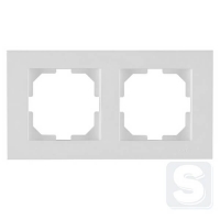 Рамка на 2 поста горизверт. монтаж Arvia Electric KAREN Білий (20 01 1000 022)